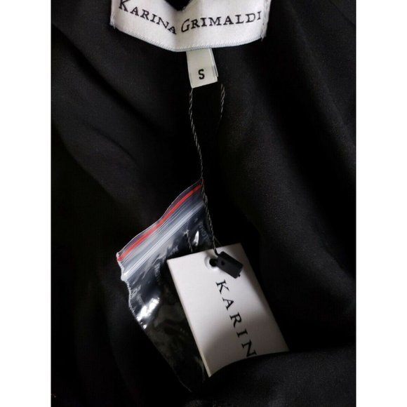 Karina Grimaldi Black and Gold Sheer Top - Picture 6 of 6